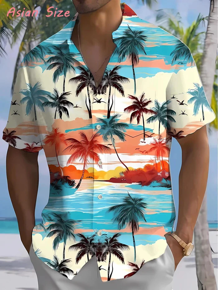 Hawaiian Shirts For Men Short Sleeve Camisa New Coconut Treeo Graphic 3d Shirt Fashion Tropical Beach Summer Tops Men's Blouses
Hawaiian Shirts For Men Short Sleeve Camisa New Coconut Treeo Graphic 3d Shirt Fashion Tropical Beach Summer Tops Men's Blouses