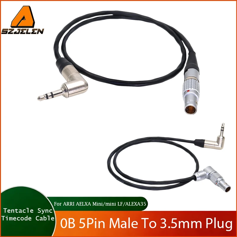 0B 5pin to 3.5mm plug Tentacle Sync Time Code Cable For ARRI AELXA Mini/mini LF/ALEXA35 Movie Camera
0B 5pin to 3.5mm plug Tentacle Sync Time Code Cable For ARRI AELXA Mini/mini LF/ALEXA35 Movie Camera