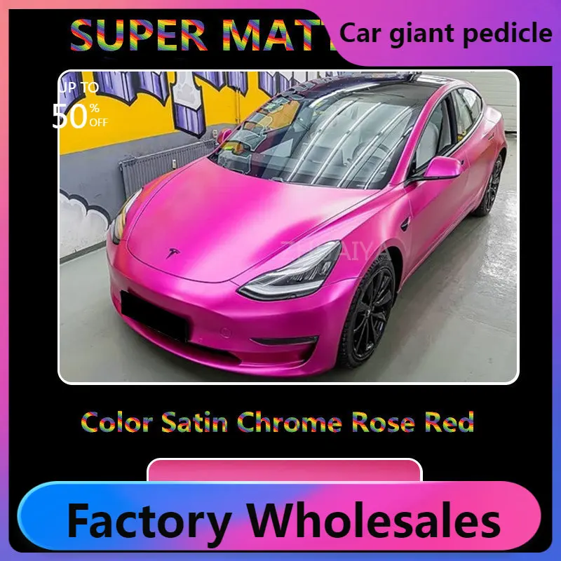 Satin Matte Chrome Rose Red vinyl wrap Car Wrapping Sticker white Glossy vinyl Wrapcovering film car quality Warranty 5m/10m/18m
Satin Matte Chrome Rose Red vinyl wrap Car Wrapping Sticker white Glossy vinyl Wrapcovering film car quality Warranty 5m/10m/18m