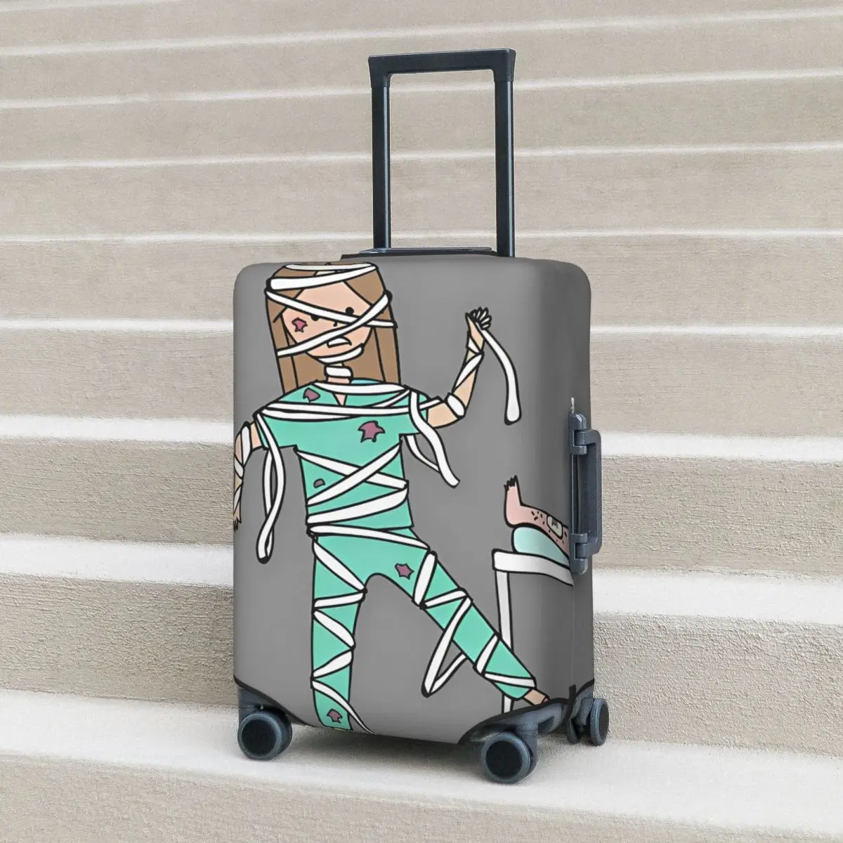 Enfermera En Apuros Suitcase Cover Flight Strectch Luggage Case Travel Protection
Enfermera En Apuros Suitcase Cover Flight Strectch Luggage Case Travel Protection