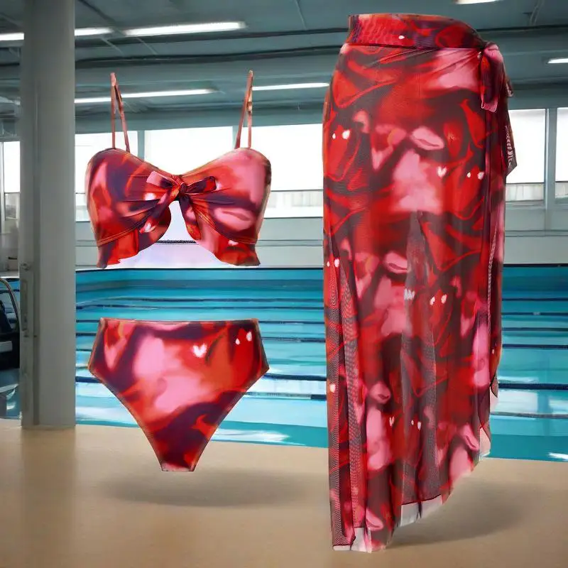 Print Swimsuits Sets Female Three-Piece Swimwear Push Up For Beach Swim Wear Bathing Swimming Suit Summer Cooling
Print Swimsuits Sets Female Three-Piece Swimwear Push Up For Beach Swim Wear Bathing Swimming Suit Summer Cooling