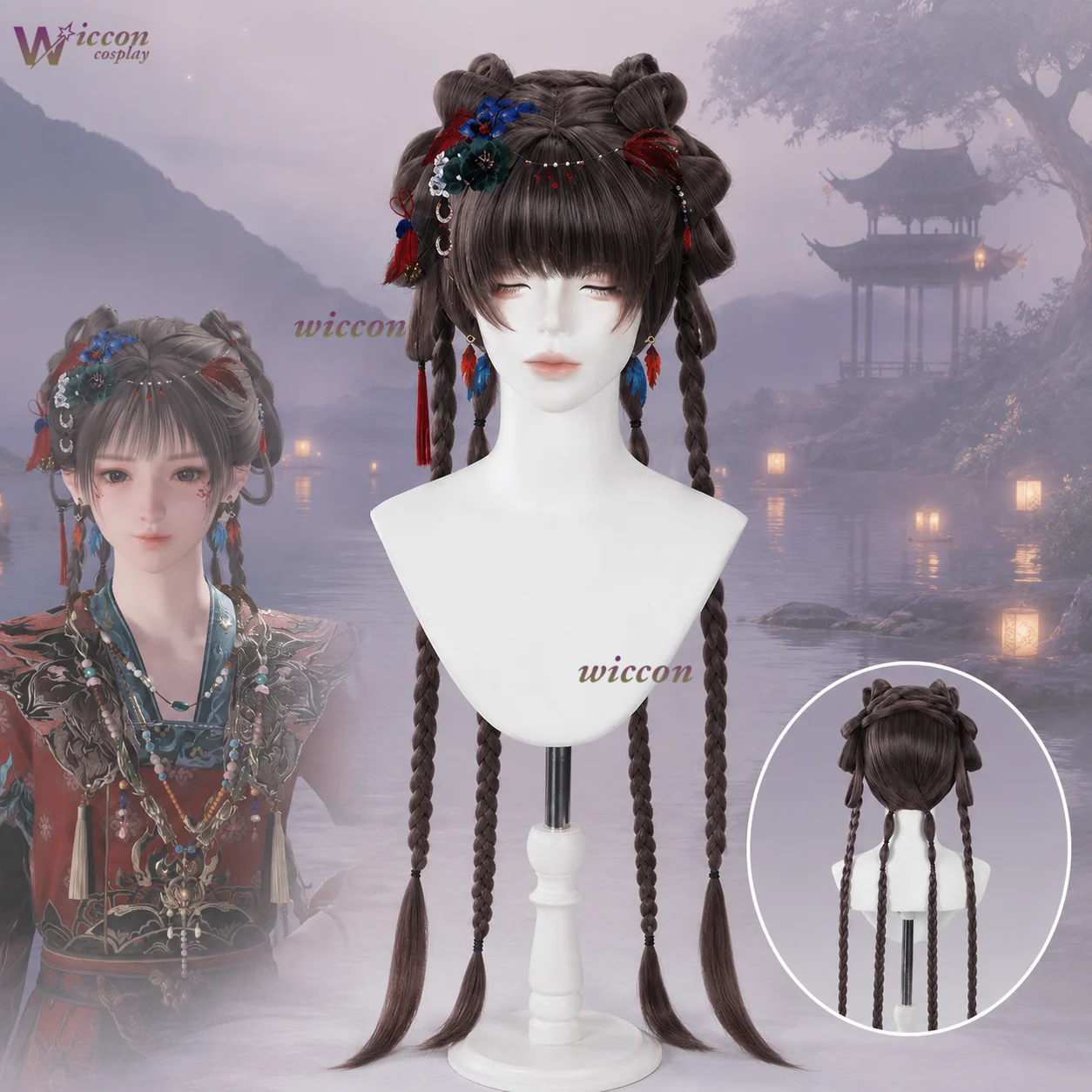 YNot Cos Love and Deepspace MC Cosplay Wig Ghosts' Final March 95CM Brown Hair Netherlord Caleb Halloween Party Role Play Wig
YNot Cos Love and Deepspace MC Cosplay Wig Ghosts' Final March 95CM Brown Hair Netherlord Caleb Halloween Party Role Play Wig