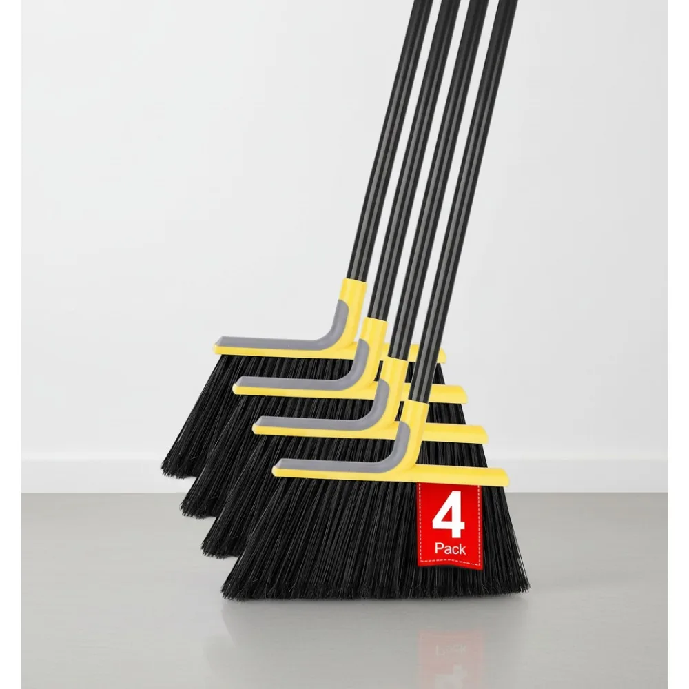 4-Pack Heavy-Duty Outdoor Broom Set with 58" Adjustable Handle for Commercial & Home Cleaning
4-Pack Heavy-Duty Outdoor Broom Set with 58" Adjustable Handle for Commercial & Home Cleaning