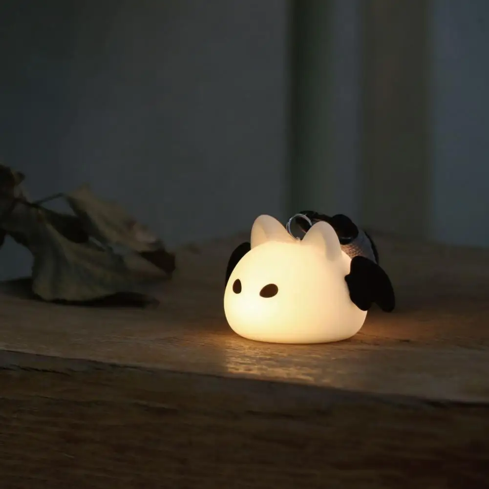 Compact Night Lamp Portable Bat-shaped Night Light with Hanging Strap Soft Silicone Led Lamp for Handbags Backpacks Bedrooms
Compact Night Lamp Portable Bat-shaped Night Light with Hanging Strap Soft Silicone Led Lamp for Handbags Backpacks Bedrooms