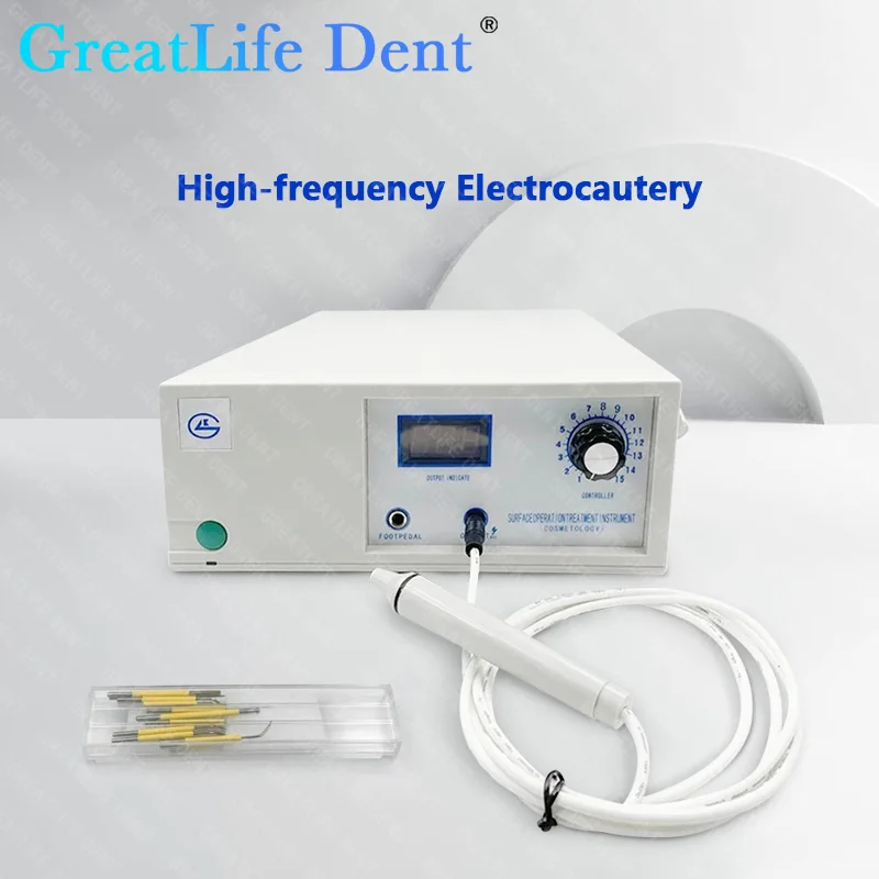 GreatLife Dent LK-3 Электрический нож Стоматологический высокочастотный электрокаутерный светотерапия для стоматолога Хирургическая машина для лечения
GreatLife Dent LK-3 Электрический нож Стоматологический высокочастотный электрокаутерный светотерапия для стоматолога Хирургическая машина для лечения