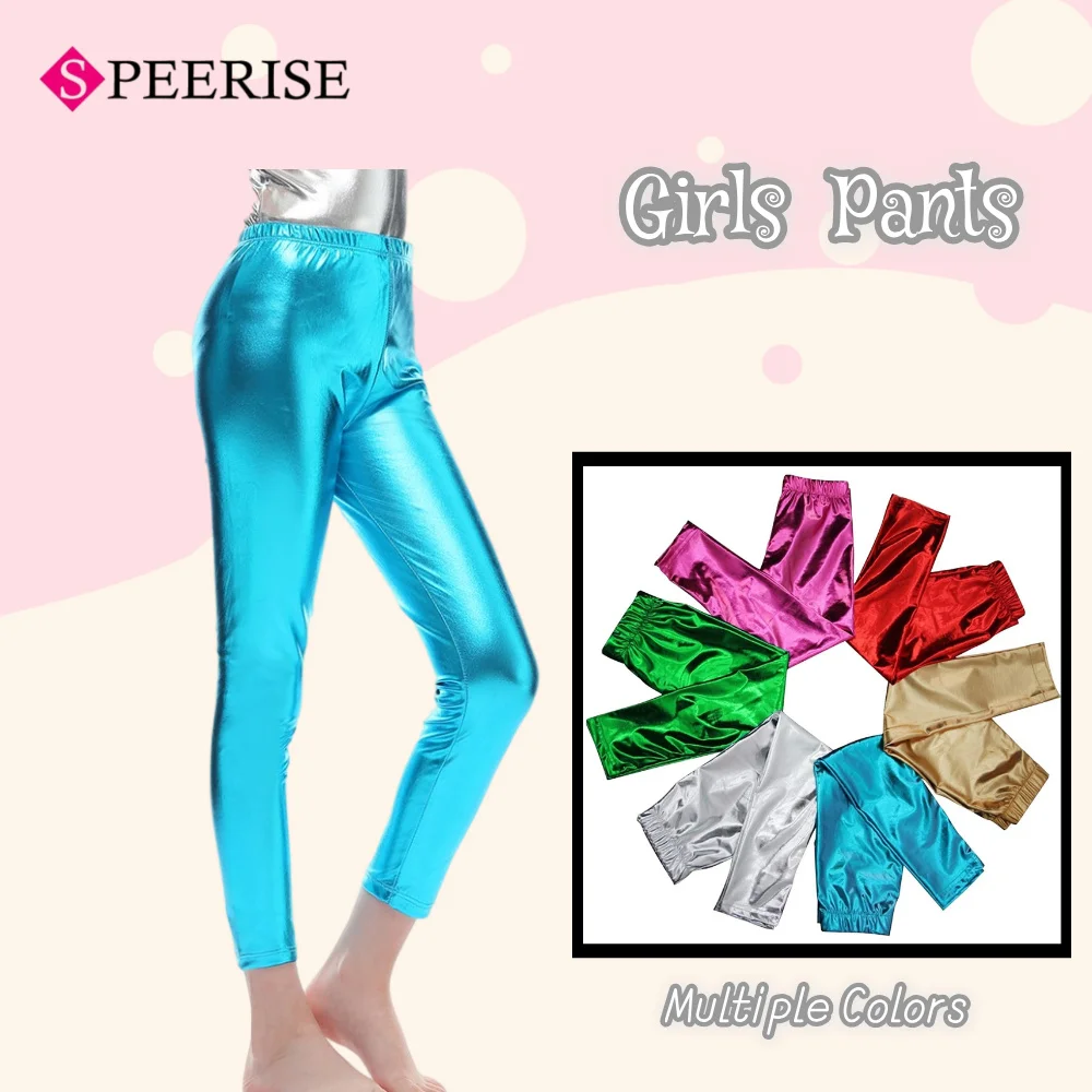 Shiny Metallic Leggings Girls Mid Waisted Ankle Length Dance Pants Kids Stage Performance Leggings
Shiny Metallic Leggings Girls Mid Waisted Ankle Length Dance Pants Kids Stage Performance Leggings