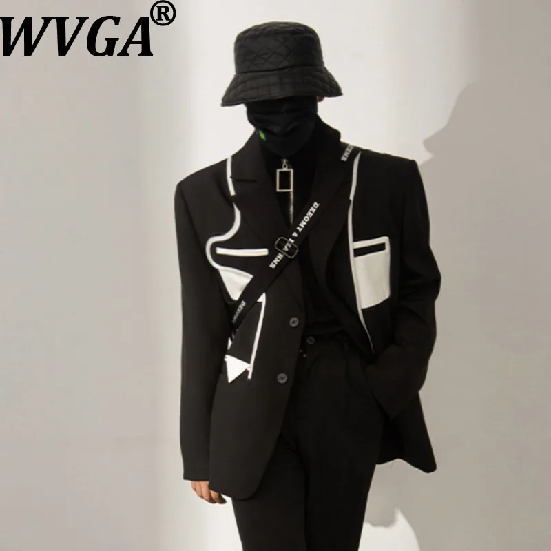 WVGA весна осень новый мужской цветной блок лоскутный элитный пиджак Niche Chic Casuak корейский стиль прямой костюм брюки Ins W18327
WVGA весна осень новый мужской цветной блок лоскутный элитный пиджак Niche Chic Casuak корейский стиль прямой костюм брюки Ins W18327