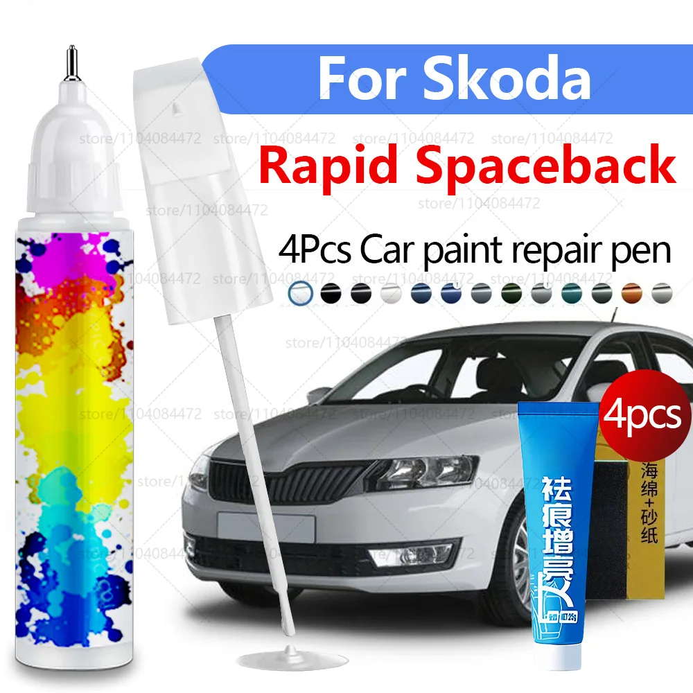 Ручка для ремонта автомобильной краски для Skoda Rapid Spaceback 2013-2019 гг., аксессуары для ремонта царапин, 4 шт., черный LC9X, белый LY9H, серебро, золото
Ручка для ремонта автомобильной краски для Skoda Rapid Spaceback 2013-2019 гг., аксессуары для ремонта царапин, 4 шт., черный LC9X, белый LY9H, серебро, золото