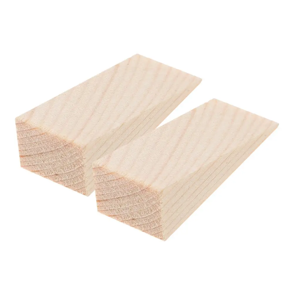 2 Pcs Wooden Wedge Foot Pads Door Stopping Ornament Stopper Doorstop Floor Wall Protector Mat
2 Pcs Wooden Wedge Foot Pads Door Stopping Ornament Stopper Doorstop Floor Wall Protector Mat