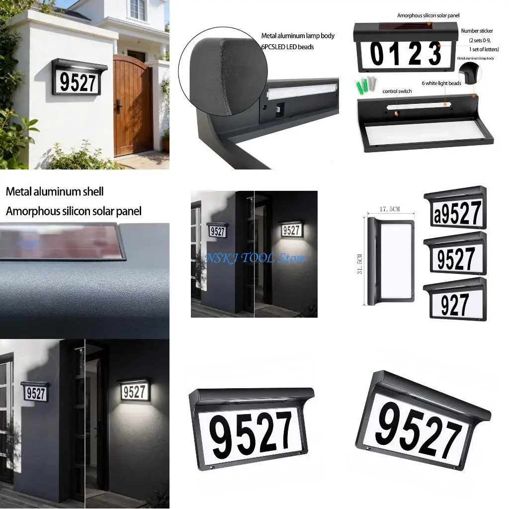 L8RC Simple Solar Address Measure with Alignment Templates for Arrange