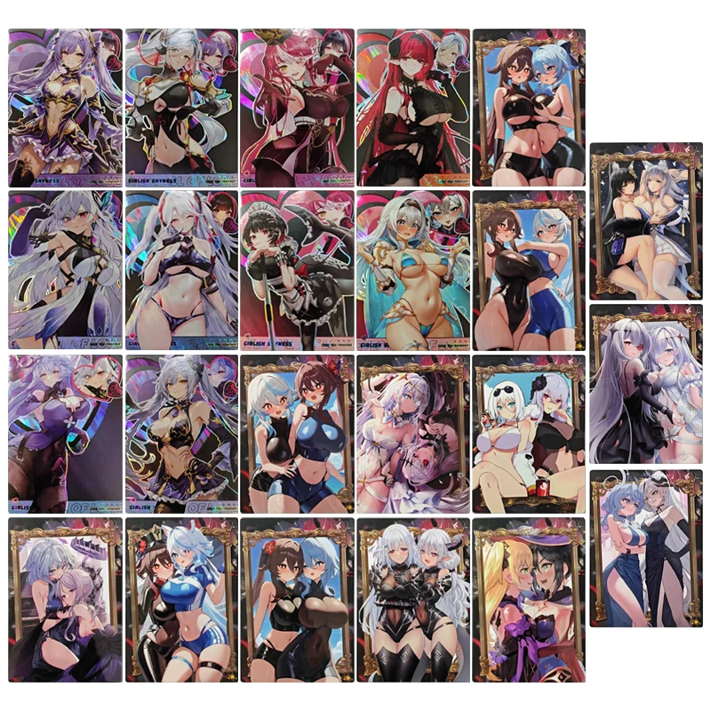 Japanese Anime Yinlin Kms Prinz Eugen Kamisato Ayaka Ellen Joe Collectible Cards Christmas Birthday Gifts Children's Toys
Japanese Anime Yinlin Kms Prinz Eugen Kamisato Ayaka Ellen Joe Collectible Cards Christmas Birthday Gifts Children's Toys