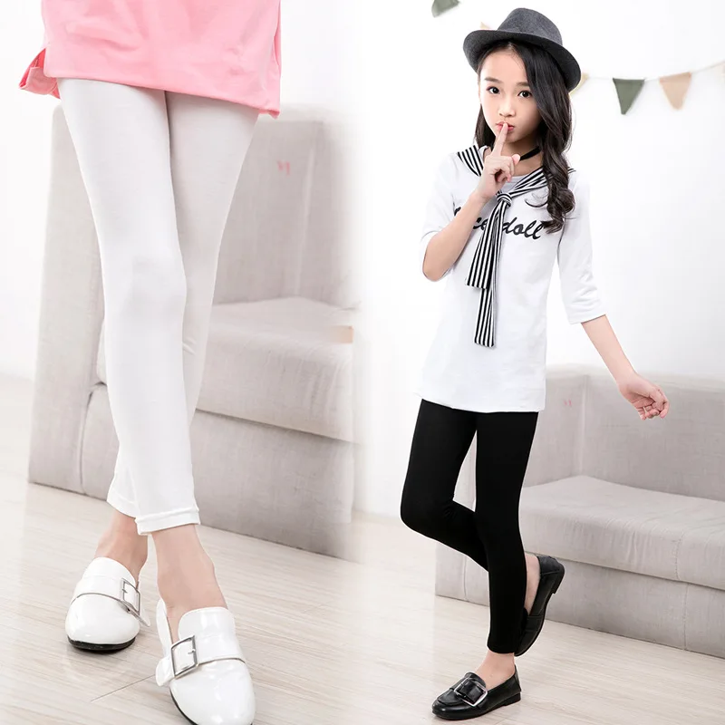 Solid Color Girls Leggings Skinny Pants Kids Summer Autumn Clothes Modal Cotton Girl Ankle-length Trousers for Children Clothing
Solid Color Girls Leggings Skinny Pants Kids Summer Autumn Clothes Modal Cotton Girl Ankle-length Trousers for Children Clothing