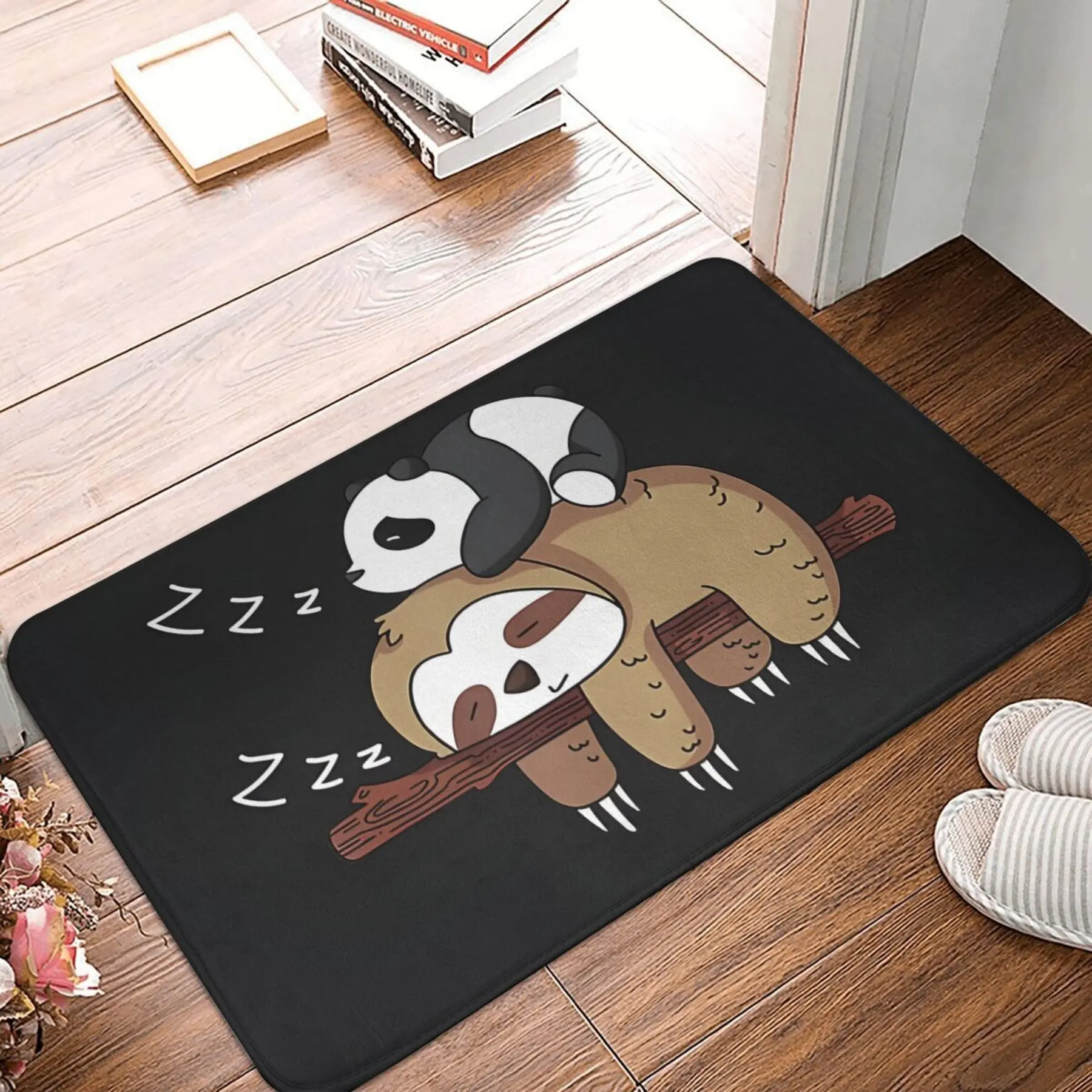 1pcs Panda & Sloth Sleeping Doormat Flannel Non Slip Machine Washable Cute Animal Print Entry Rug 40x60cm
1pcs Panda & Sloth Sleeping Doormat Flannel Non Slip Machine Washable Cute Animal Print Entry Rug 40x60cm
