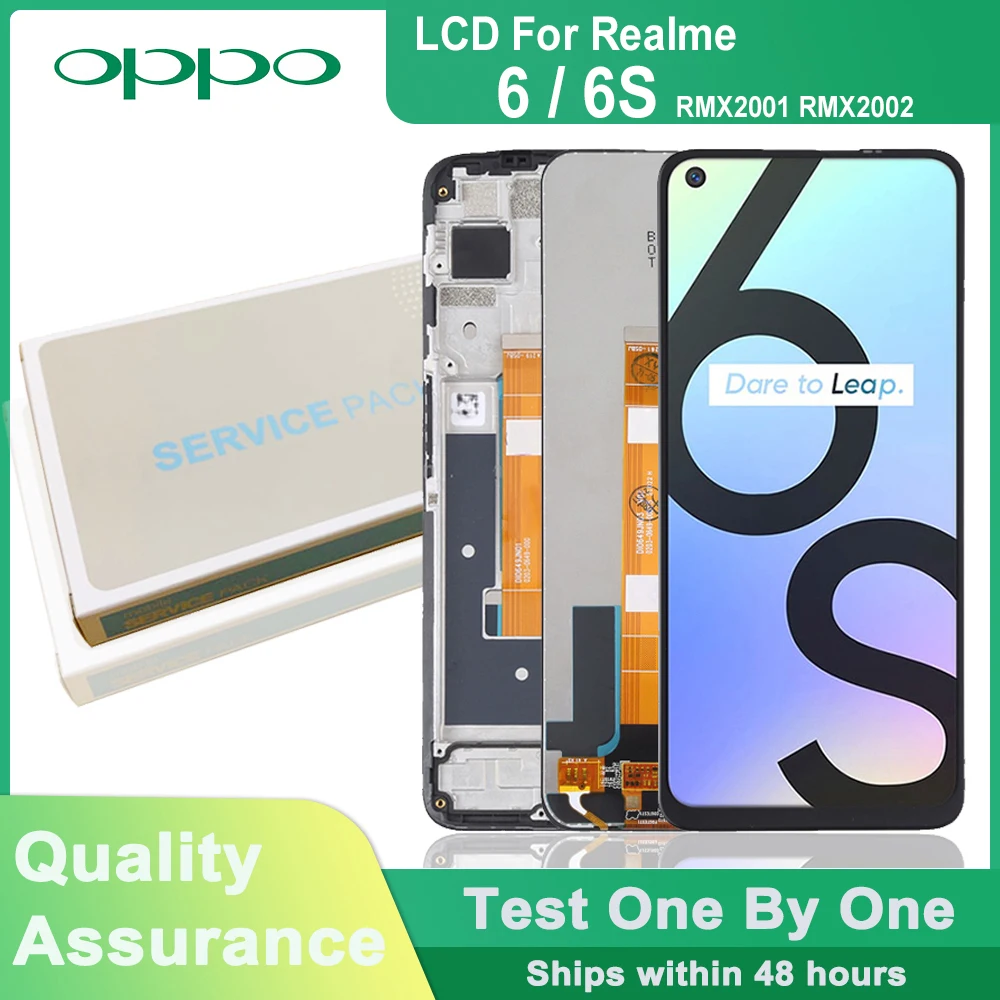 Original 6.5'' LCD For Oppo Realme 6 LCD RMX2001 LCD Touch Screen Digitizer Assembly For Realme 6S LCD RMX2002 LCD Display
Original 6.5'' LCD For Oppo Realme 6 LCD RMX2001 LCD Touch Screen Digitizer Assembly For Realme 6S LCD RMX2002 LCD Display