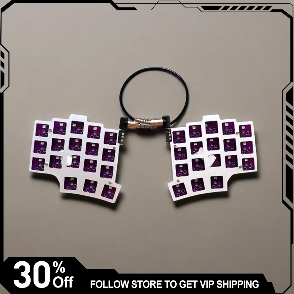 Custom Wired Split Keyboard Kit PCB Ergonomic Design Hot Swap QMK VIAL RGB Ash Wood Shaft gaming Laptop Keyboard
Custom Wired Split Keyboard Kit PCB Ergonomic Design Hot Swap QMK VIAL RGB Ash Wood Shaft gaming Laptop Keyboard