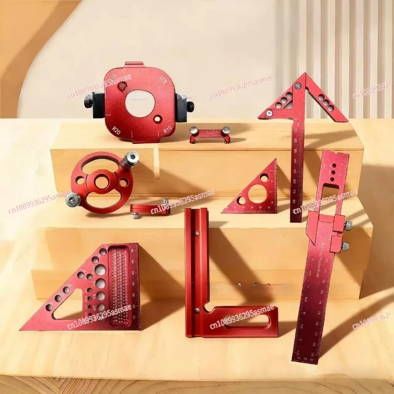 Набор инструментов для измерения в деревообработке с кейсом для хранения - Вспомогательный комплект для разметки и планирования при соединении досок
Набор инструментов для измерения в деревообработке с кейсом для хранения - Вспомогательный комплект для разметки и планирования при соединении досок