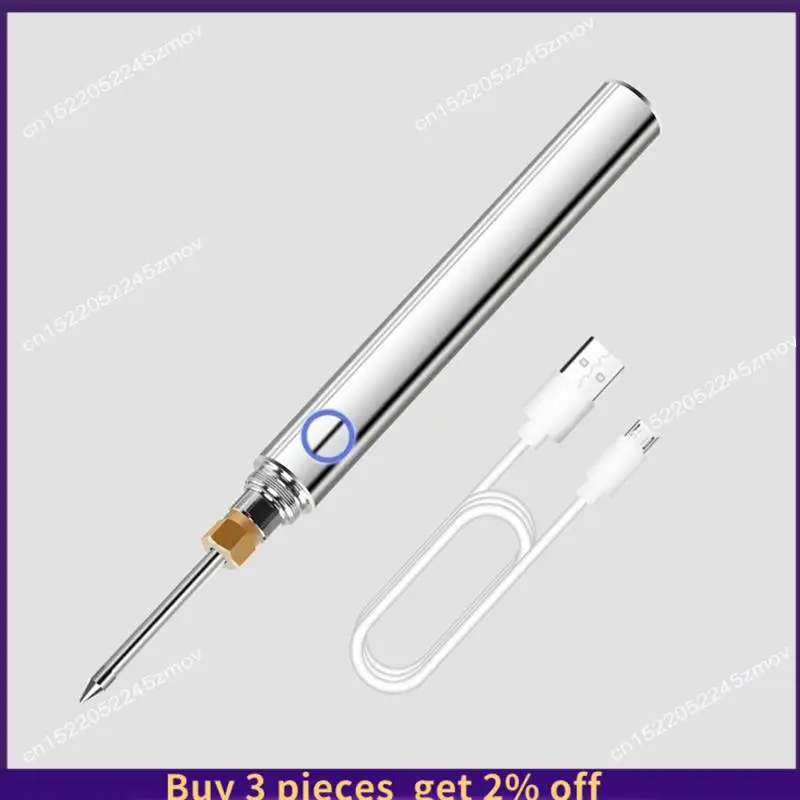 COME USB Rechargeable Soldering Iron Household Lithium Battery Welding Pen Usb Portable Small Electric Soldering Iron
COME USB Rechargeable Soldering Iron Household Lithium Battery Welding Pen Usb Portable Small Electric Soldering Iron