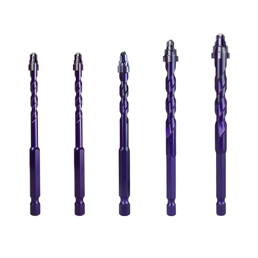Набор из 5 трехгранных эксцентриковых сверл с четырьмя флейтами для сверления стеклянной плитки и твердого материала 6, 8, 10, 12 мм, твердосплавный материал
Набор из 5 трехгранных эксцентриковых сверл с четырьмя флейтами для сверления стеклянной плитки и твердого материала 6, 8, 10, 12 мм, твердосплавный материал