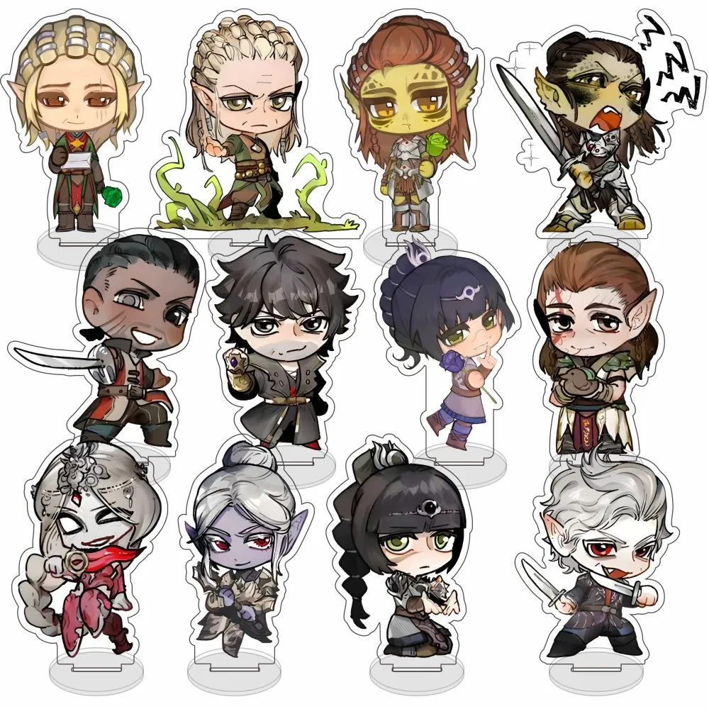 Game Baldur's Gate 10cm Acrylic Character Lae'zel Shadowheart Gale Astarion Standing Model Desktop Decoration Fan Gift Keychain
Game Baldur's Gate 10cm Acrylic Character Lae'zel Shadowheart Gale Astarion Standing Model Desktop Decoration Fan Gift Keychain