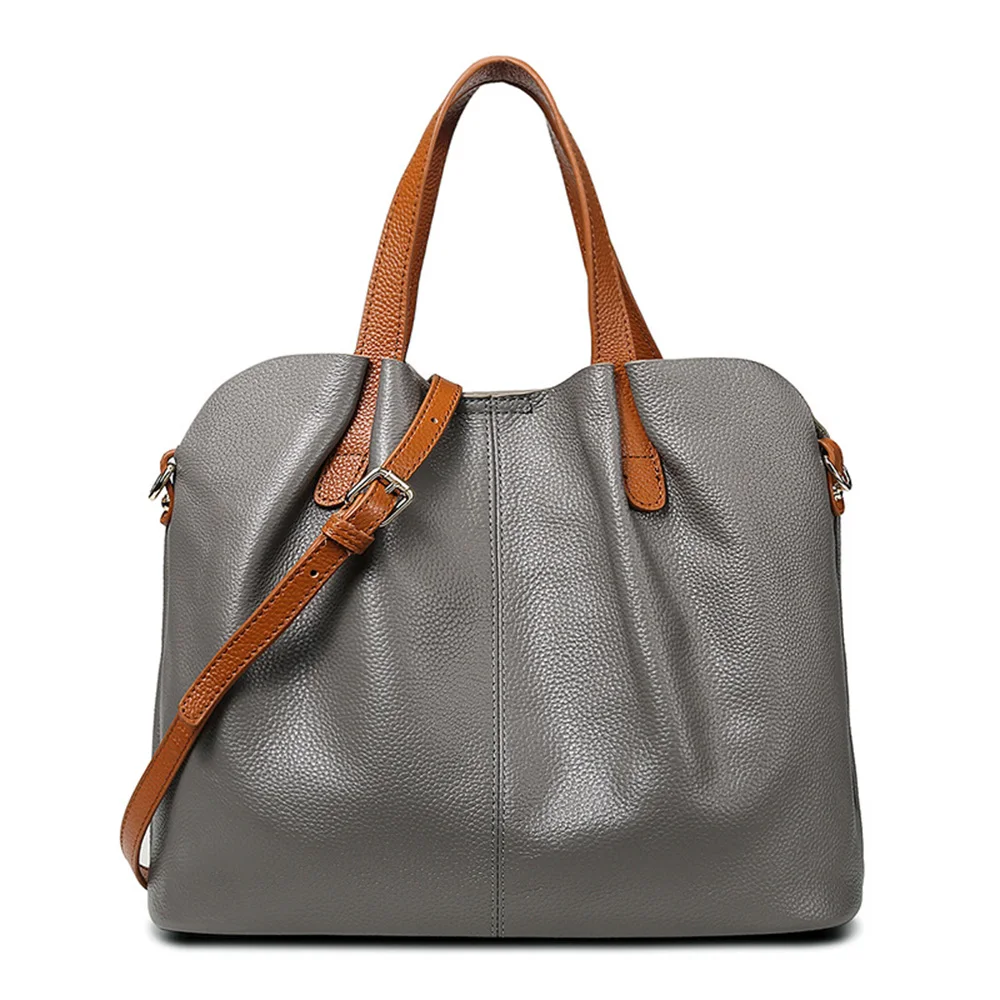 New Real Leather Women's Handbag Cowhide Female Large Capacity Single Shoulder Crossbody Bag For Lady
New Real Leather Women's Handbag Cowhide Female Large Capacity Single Shoulder Crossbody Bag For Lady