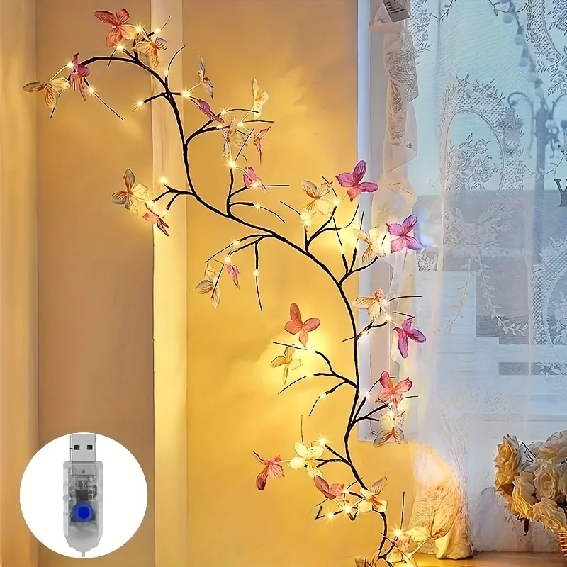 48/96 светодиодов, гирлянды-бабочки, искусственные растения, ветки деревьев, 8 режимов, настенные светильники с бабочками и цветами, украшения, рождественские подарки
48/96 светодиодов, гирлянды-бабочки, искусственные растения, ветки деревьев, 8 режимов, настенные светильники с бабочками и цветами, украшения, рождественские подарки