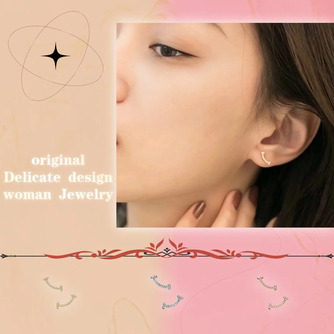 Elegant and graceful Classic original Earring Luxury Sterling Silver 925 Luxury Brand Women's Trendy Holiday Engagement Jewelry
Elegant and graceful Classic original Earring Luxury Sterling Silver 925 Luxury Brand Women's Trendy Holiday Engagement Jewelry