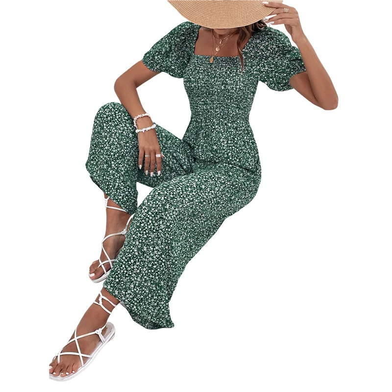 2025 Fashion Women's Summer Jumpsuit Floral Casual Loose Wide Leg Short Sleeve Bodysuit Set-A55G
2025 Fashion Women's Summer Jumpsuit Floral Casual Loose Wide Leg Short Sleeve Bodysuit Set-A55G