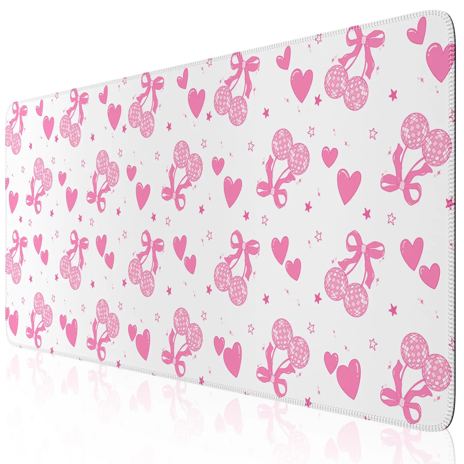 Pink Simple Style Ribbon Lamp Ball Pattern Gaming Mousepad,Anime Gaming Keyboard Mat,Stitched Edges Rubber Base,for Home Office
Pink Simple Style Ribbon Lamp Ball Pattern Gaming Mousepad,Anime Gaming Keyboard Mat,Stitched Edges Rubber Base,for Home Office
