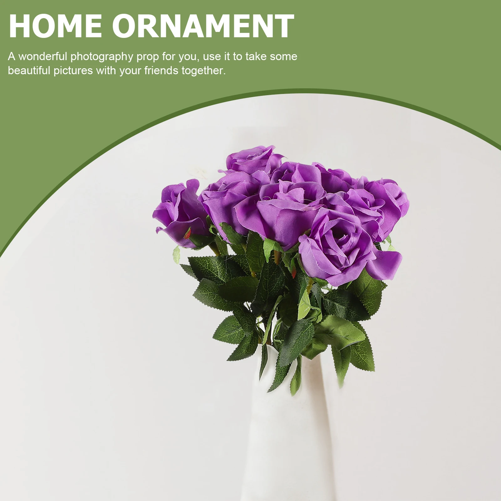 10Pcs Artificial Rose Flowers Fake Roses Stems Realistic Wedding Decorations Party Supplies DIY Floral Arrangements
10Pcs Artificial Rose Flowers Fake Roses Stems Realistic Wedding Decorations Party Supplies DIY Floral Arrangements