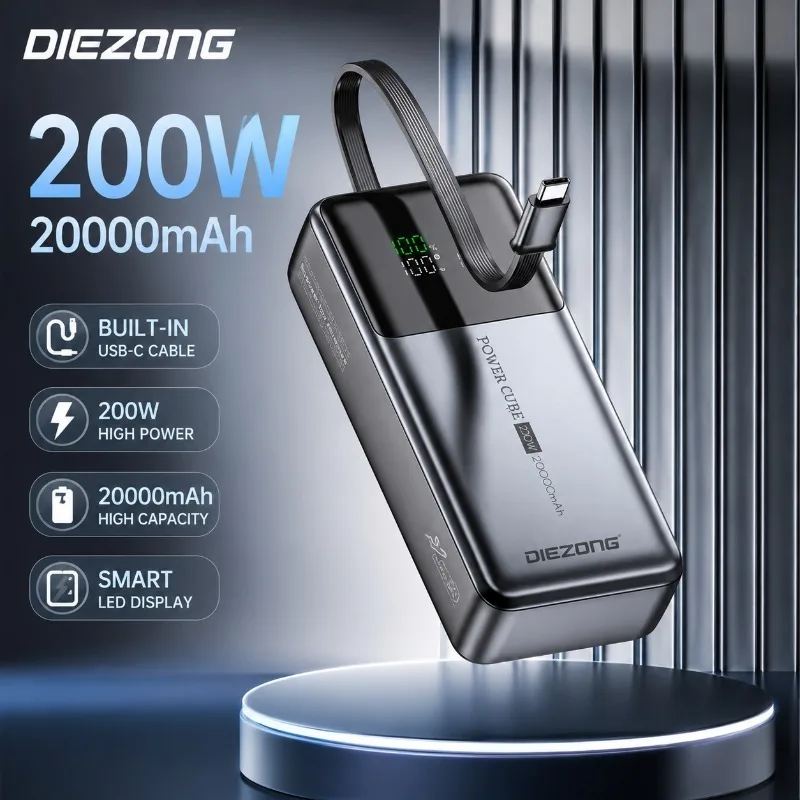 NEW 20000mAh Power Bank 100W PD Fast Charging with Type-C Fast Charging Cable External Battery Powerbank for Phone IN STOCK
NEW 20000mAh Power Bank 100W PD Fast Charging with Type-C Fast Charging Cable External Battery Powerbank for Phone IN STOCK
