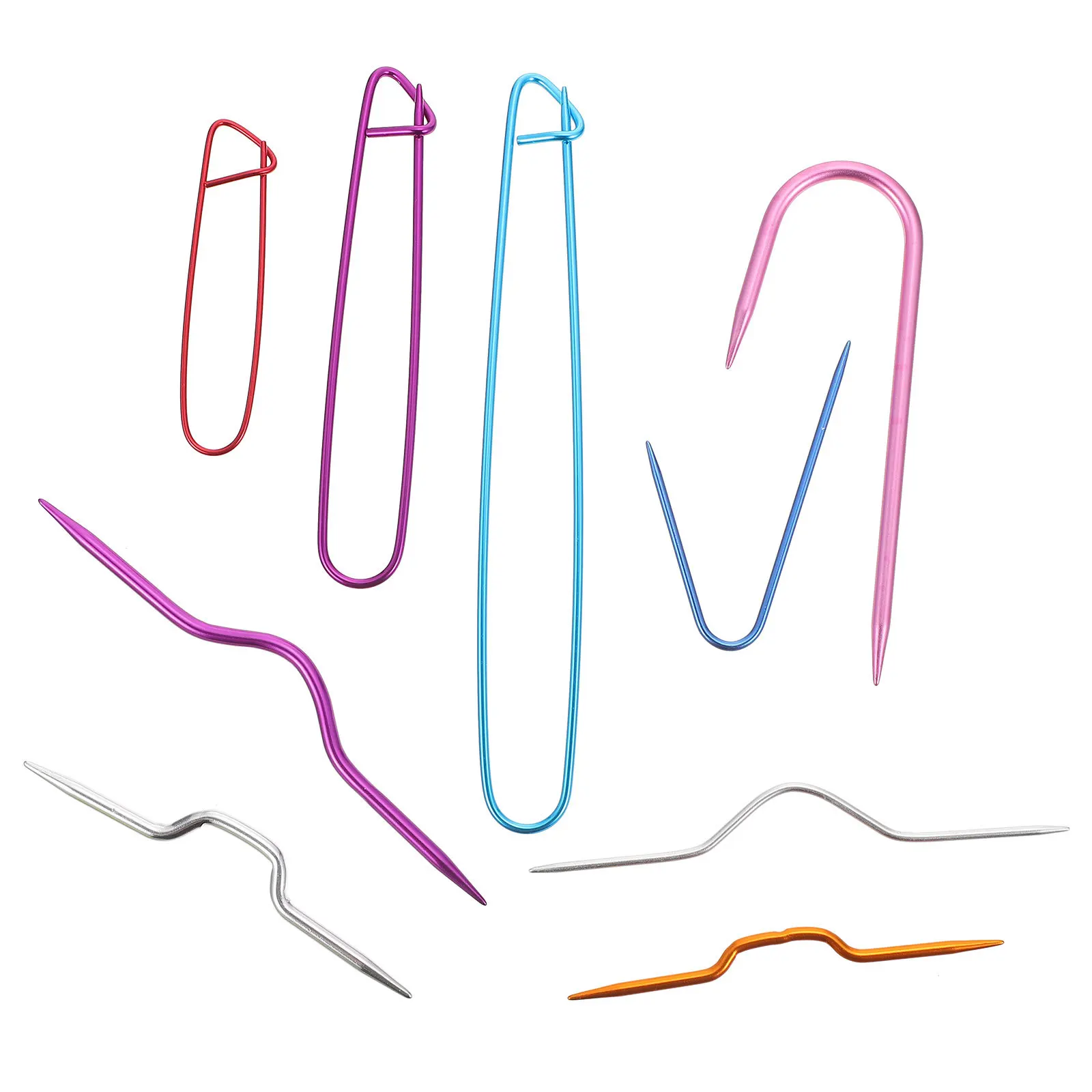 18pcs Crooked Needle Sewing Needles Lightweight Household Knitting Tools For Sweaters Hats Scarves Gloves U Shape Weaving Needle 
18pcs Crooked Needle Sewing Needles Lightweight Household Knitting Tools For Sweaters Hats Scarves Gloves U Shape Weaving Needle