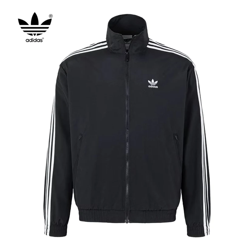 Куртка-ветровка adidas Originals унисекс для пар, спортивная, повседневная, с воротником-стойкой, модель KB2466
Куртка-ветровка adidas Originals унисекс для пар, спортивная, повседневная, с воротником-стойкой, модель KB2466