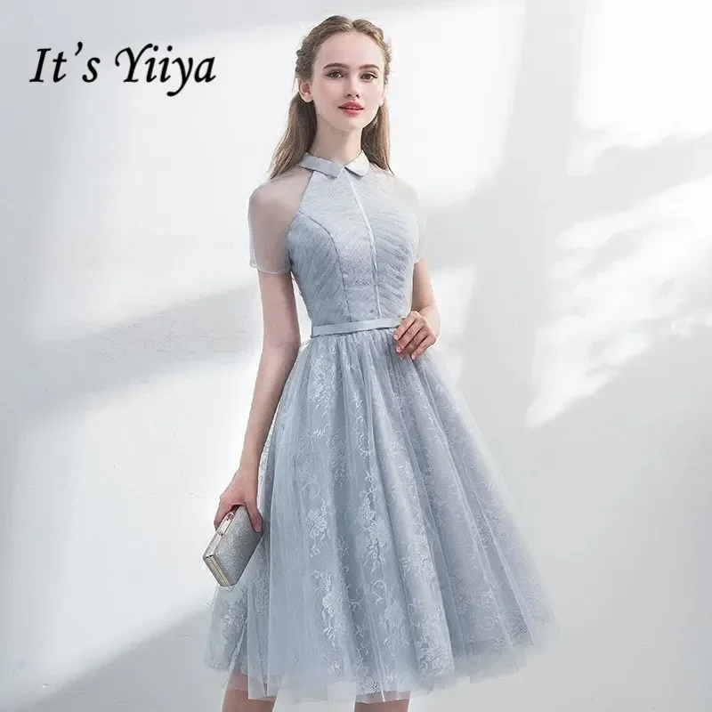 Формальное Платье С Коротким Рукавом It's YiiYa , Коктейльные Платья Элегантный Серый Отворот , Вышивка Кружева Молния ,Иллюзия A-Line Колен ,LX403,весна-лето 2019
Формальное Платье С Коротким Рукавом It's YiiYa , Коктейльные Платья Элегантный Серый Отворот , Вышивка Кружева Молния ,Иллюзия A-Line Колен ,LX403,весна-лето 2019
