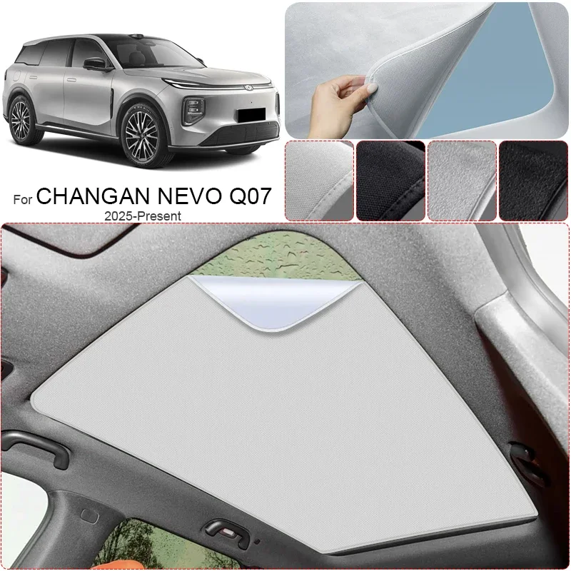 For CHANGAN NEVO Q07 2025-Present Car Suede Fabric Anti-uv Electrostatic Adsorption Sunroof Sunshade Heat Insulation Skylight
For CHANGAN NEVO Q07 2025-Present Car Suede Fabric Anti-uv Electrostatic Adsorption Sunroof Sunshade Heat Insulation Skylight