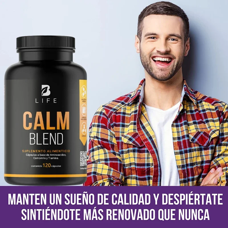 Calm Blend 500mg, Improves Insomnia and Anxiety Problems, Relieves Menopause, Helps Relaxation and Concentration
Calm Blend 500mg, Improves Insomnia and Anxiety Problems, Relieves Menopause, Helps Relaxation and Concentration