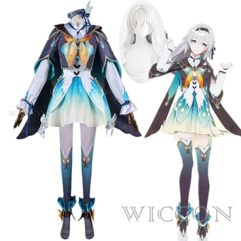 Game Honkai: Star Rail Firefly Cosplay Costume Women Girls Cute Cos Clothes with Wig Party Suit Firefly Outfit Full Set Gift
Game Honkai: Star Rail Firefly Cosplay Costume Women Girls Cute Cos Clothes with Wig Party Suit Firefly Outfit Full Set Gift