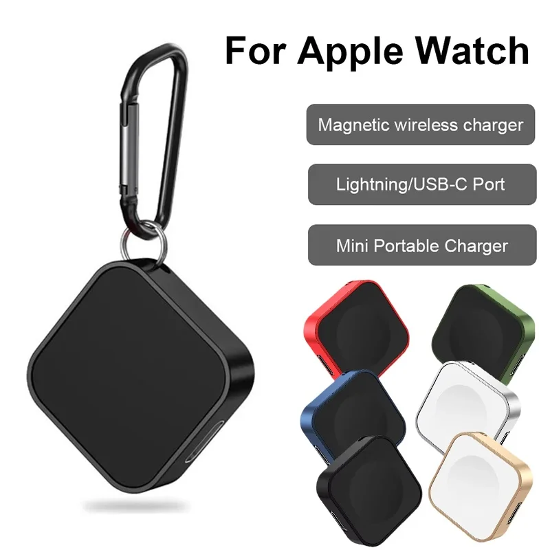 Portable Wireless For iWatch Charger Type C 8Pin Two Interfaces For Apple Watch 10 9 8 7 6 5 4 3 2 1 Ultra 2 1 Series Charger
Portable Wireless For iWatch Charger Type C 8Pin Two Interfaces For Apple Watch 10 9 8 7 6 5 4 3 2 1 Ultra 2 1 Series Charger
