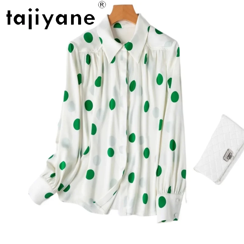 TAJIYANE 93% Mulberry Silk 19 Mommes Shirt Woman Elegant Printed Shirts New Arrivals 2025 Women Blouse Spring Clothes Блузка
TAJIYANE 93% Mulberry Silk 19 Mommes Shirt Woman Elegant Printed Shirts New Arrivals 2025 Women Blouse Spring Clothes Блузка