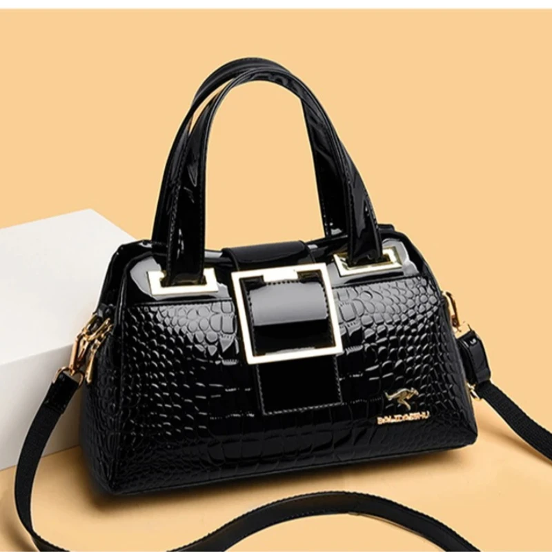 Double Layer Tote Bag for Women, Crocodile Embossed Leather Luxury Handbag, Designer Large Capacity Shoulder Crossbody Purse
Double Layer Tote Bag for Women, Crocodile Embossed Leather Luxury Handbag, Designer Large Capacity Shoulder Crossbody Purse
