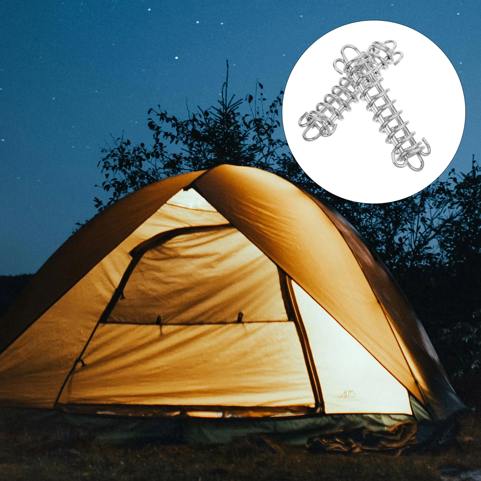 2pcs Tent Wind Rope Buckle Spring Metal Connection Heavy Duty Adjustable Camping Gear Stainless Steel Hook Portable
2pcs Tent Wind Rope Buckle Spring Metal Connection Heavy Duty Adjustable Camping Gear Stainless Steel Hook Portable