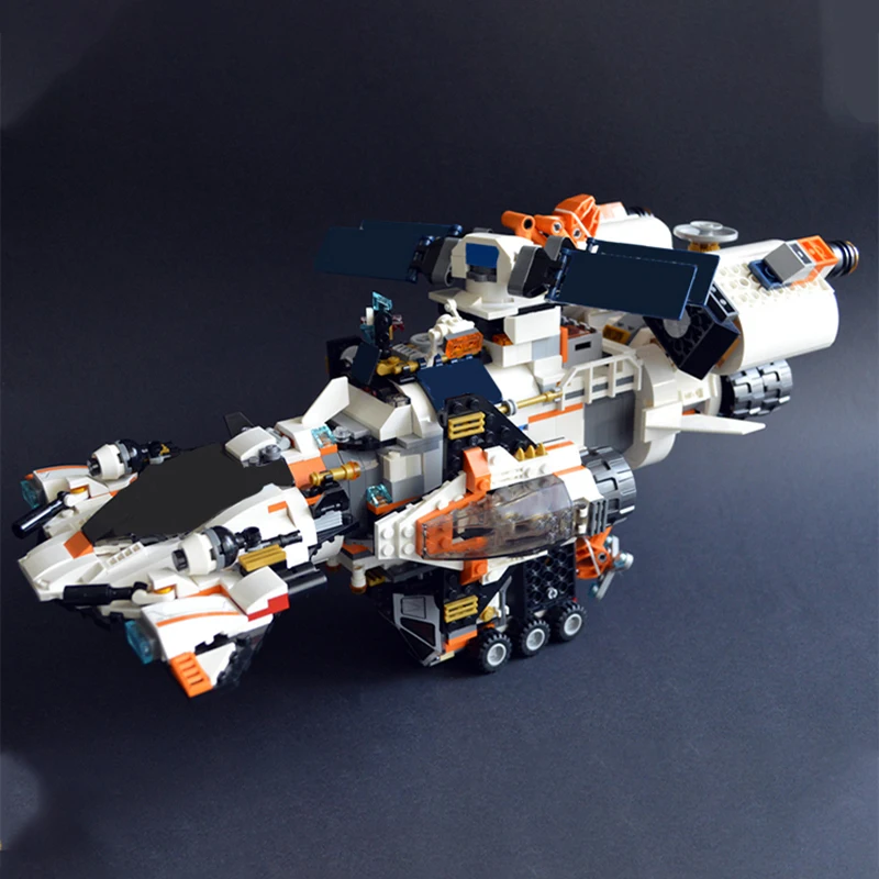 809pcs MOC Mutterschiff Town Space Port Model Building Blocks Construction Toys Christmas Gifts Education Brick Kids DIY Idea
809pcs MOC Mutterschiff Town Space Port Model Building Blocks Construction Toys Christmas Gifts Education Brick Kids DIY Idea