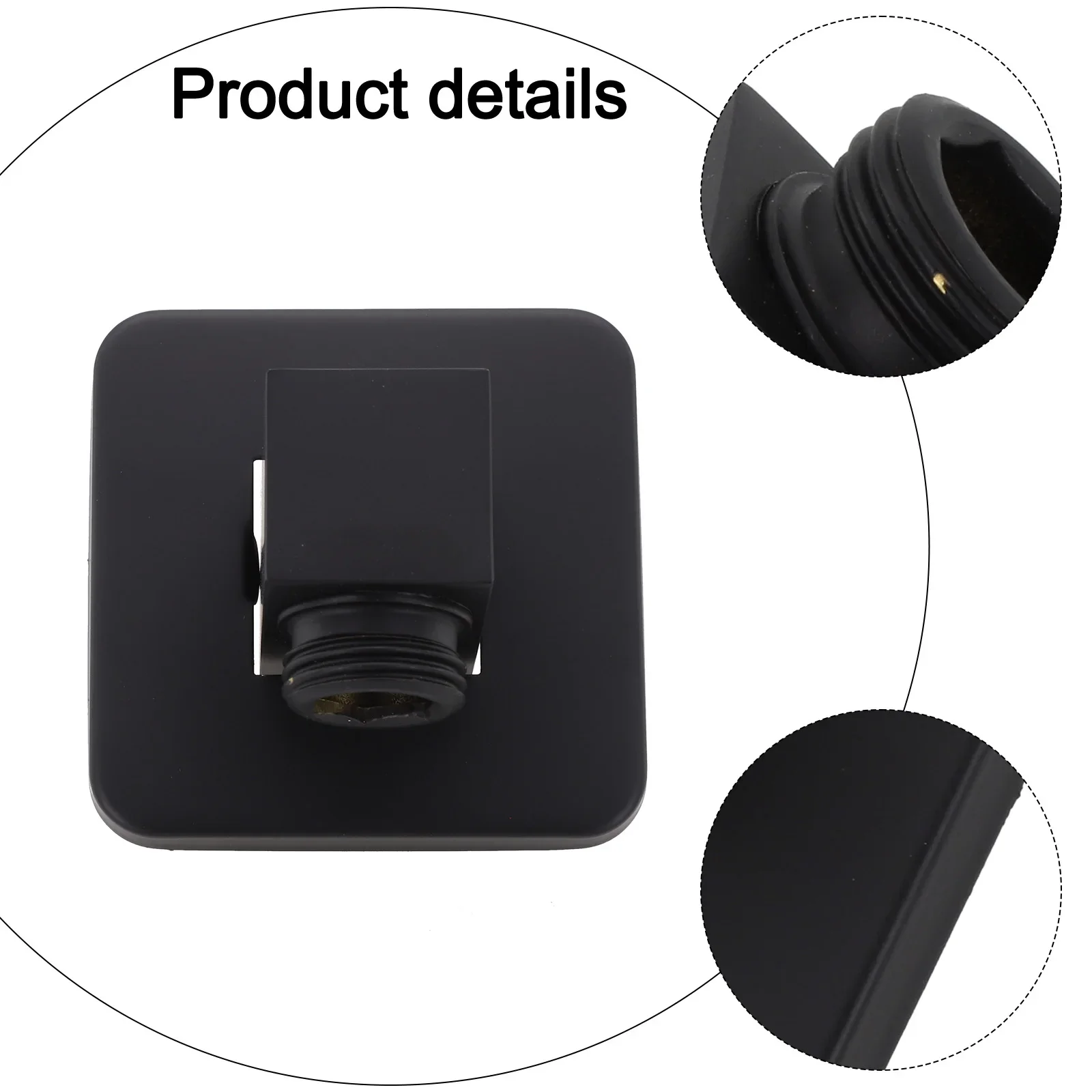 Sleek Black Brass Shower Hose Connector Elbow with Simple Installation Designed for Handheld Showerheads and Bathtubs
Sleek Black Brass Shower Hose Connector Elbow with Simple Installation Designed for Handheld Showerheads and Bathtubs