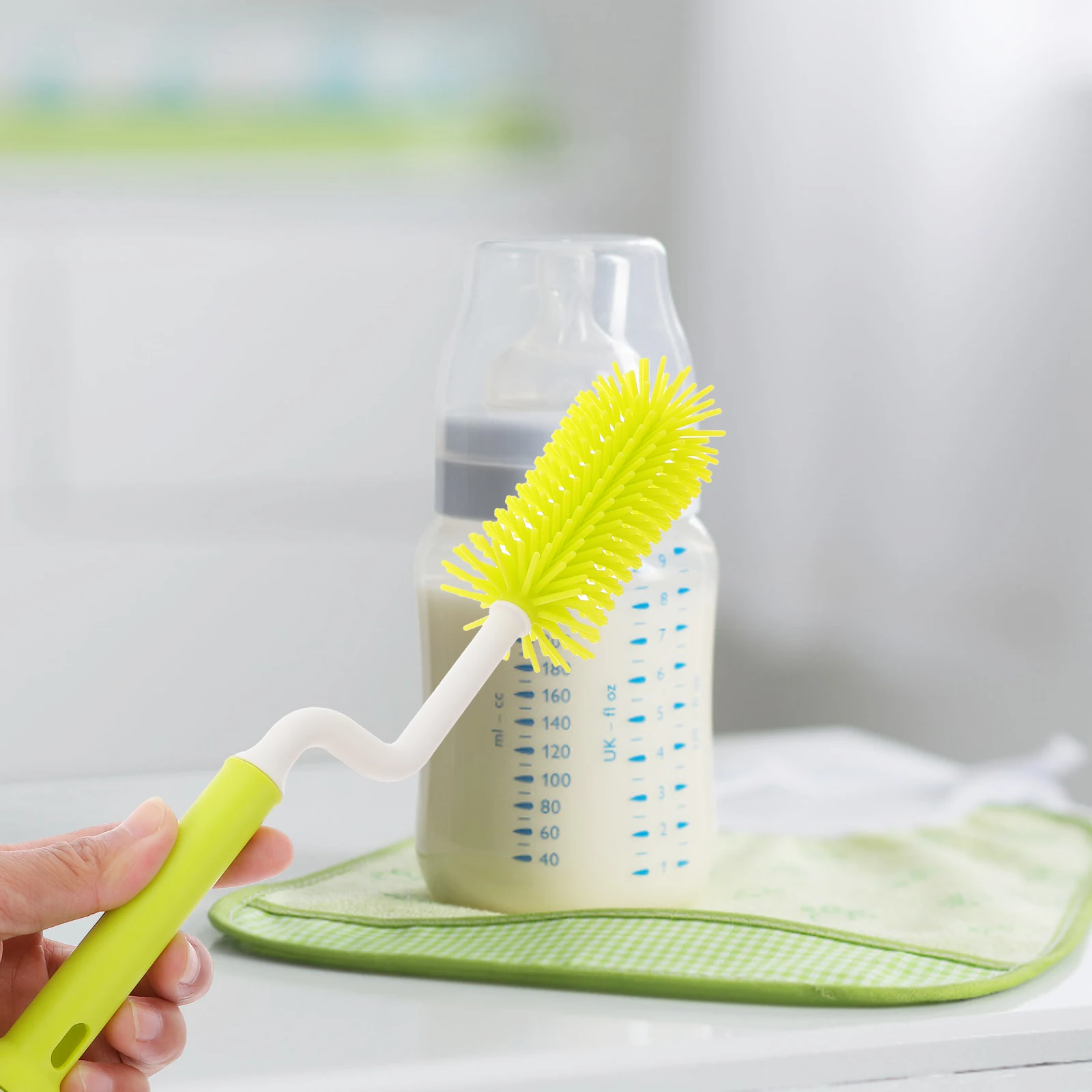 3 pcs Baby Bottle Brush Silicone Cleaning Brushes for Milk Bottles Nipples Long Handle Wall Mountable Practical Design Feeding
3 pcs Baby Bottle Brush Silicone Cleaning Brushes for Milk Bottles Nipples Long Handle Wall Mountable Practical Design Feeding