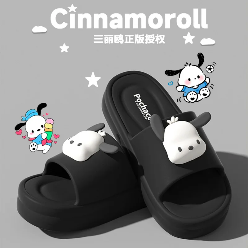 Anime Sanrio Pochacco Melody Hello Kitty Girl Slippers Thick Eva Sole Anti Slip Home Bathroom Slipper Indoor Soft Summer Sandals
Anime Sanrio Pochacco Melody Hello Kitty Girl Slippers Thick Eva Sole Anti Slip Home Bathroom Slipper Indoor Soft Summer Sandals