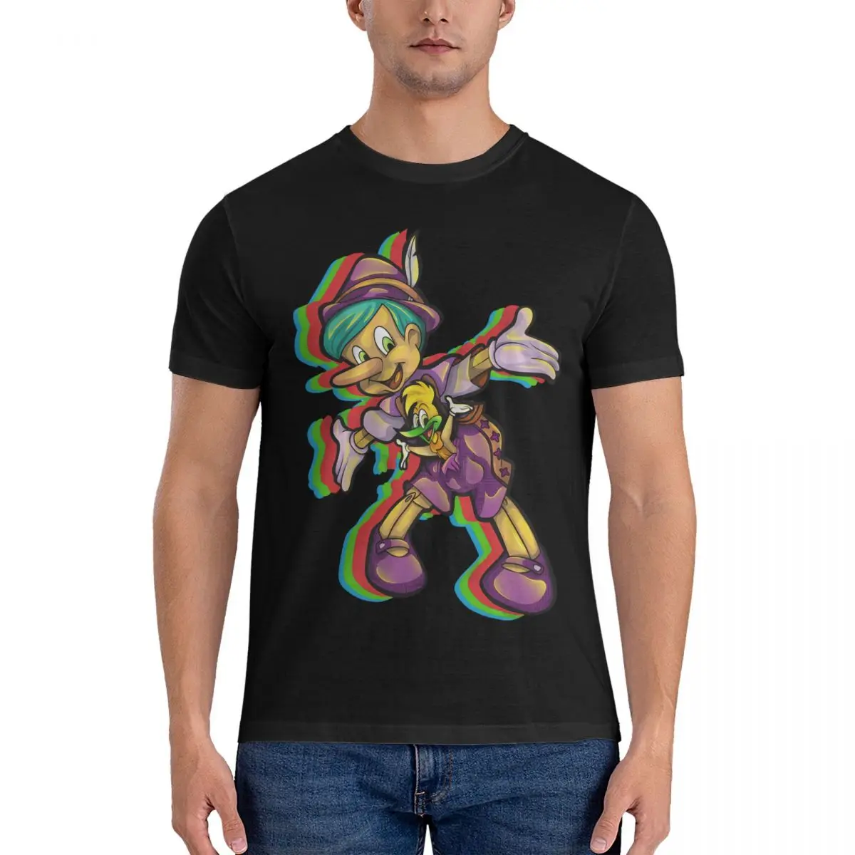 Fun Suprised T-Shirts Crewneck 100% Cotton T Shirt Disney The Adventures of Pinocchio Film Short Sleeve Tee Shirt Graphic Tops
Fun Suprised T-Shirts Crewneck 100% Cotton T Shirt Disney The Adventures of Pinocchio Film Short Sleeve Tee Shirt Graphic Tops