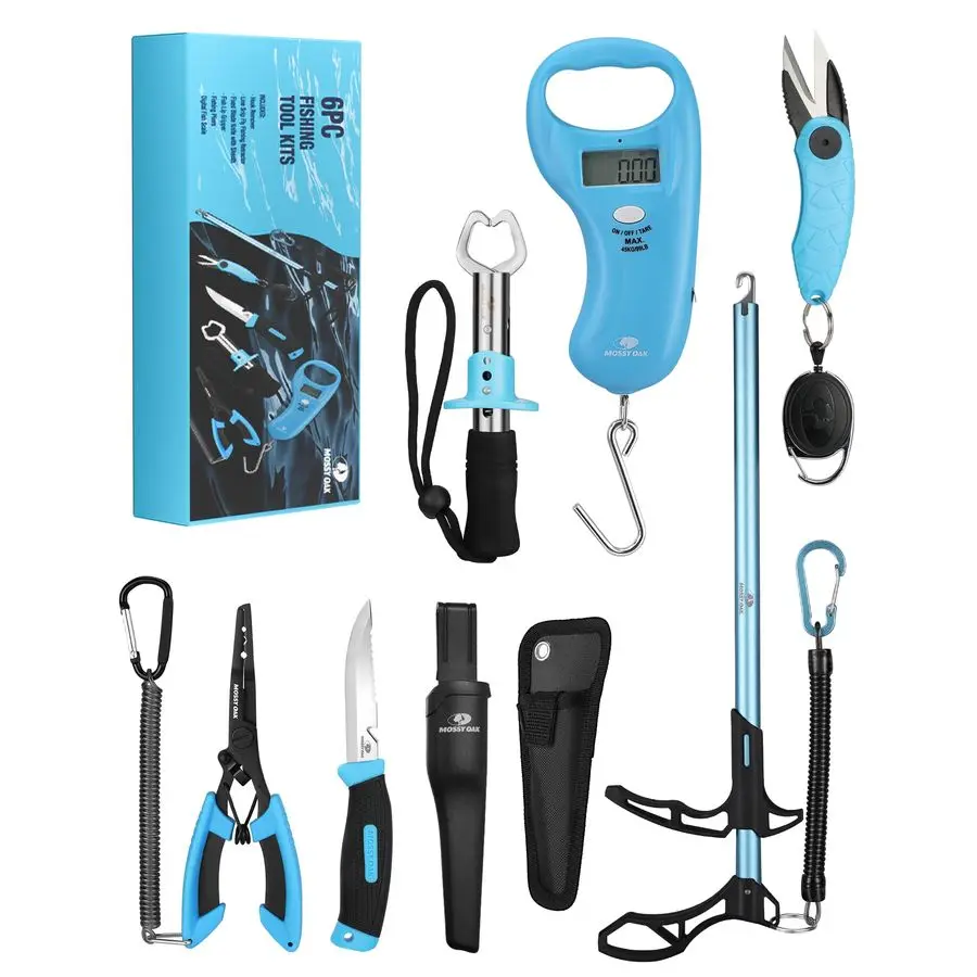 Oak Fishing Tools Kit Fishing Plier, Fish Lip Gripper, Multifunctional Fishing Hook Remover with Lanyards Sheath, Saltwater Resi
Oak Fishing Tools Kit Fishing Plier, Fish Lip Gripper, Multifunctional Fishing Hook Remover with Lanyards Sheath, Saltwater Resi