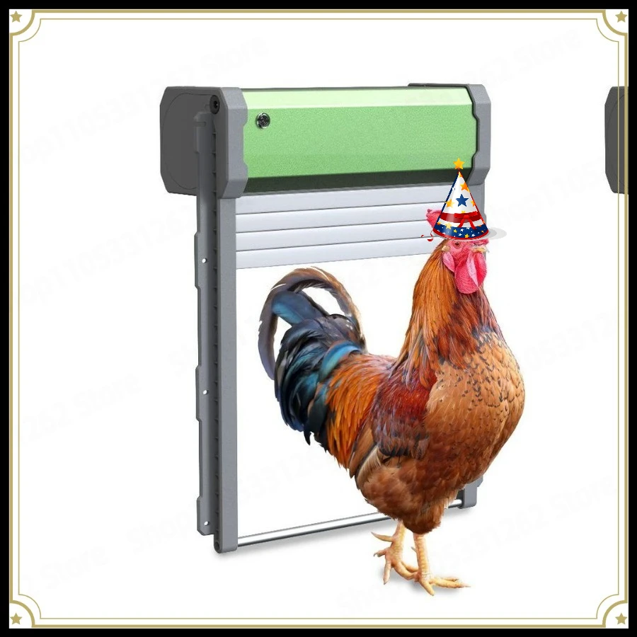 Solar Remote Control Automatic Light-sensitive Chicken Coop Door Automatic Rolling Shutter Door Pet Household Chicken Coop Door
Solar Remote Control Automatic Light-sensitive Chicken Coop Door Automatic Rolling Shutter Door Pet Household Chicken Coop Door