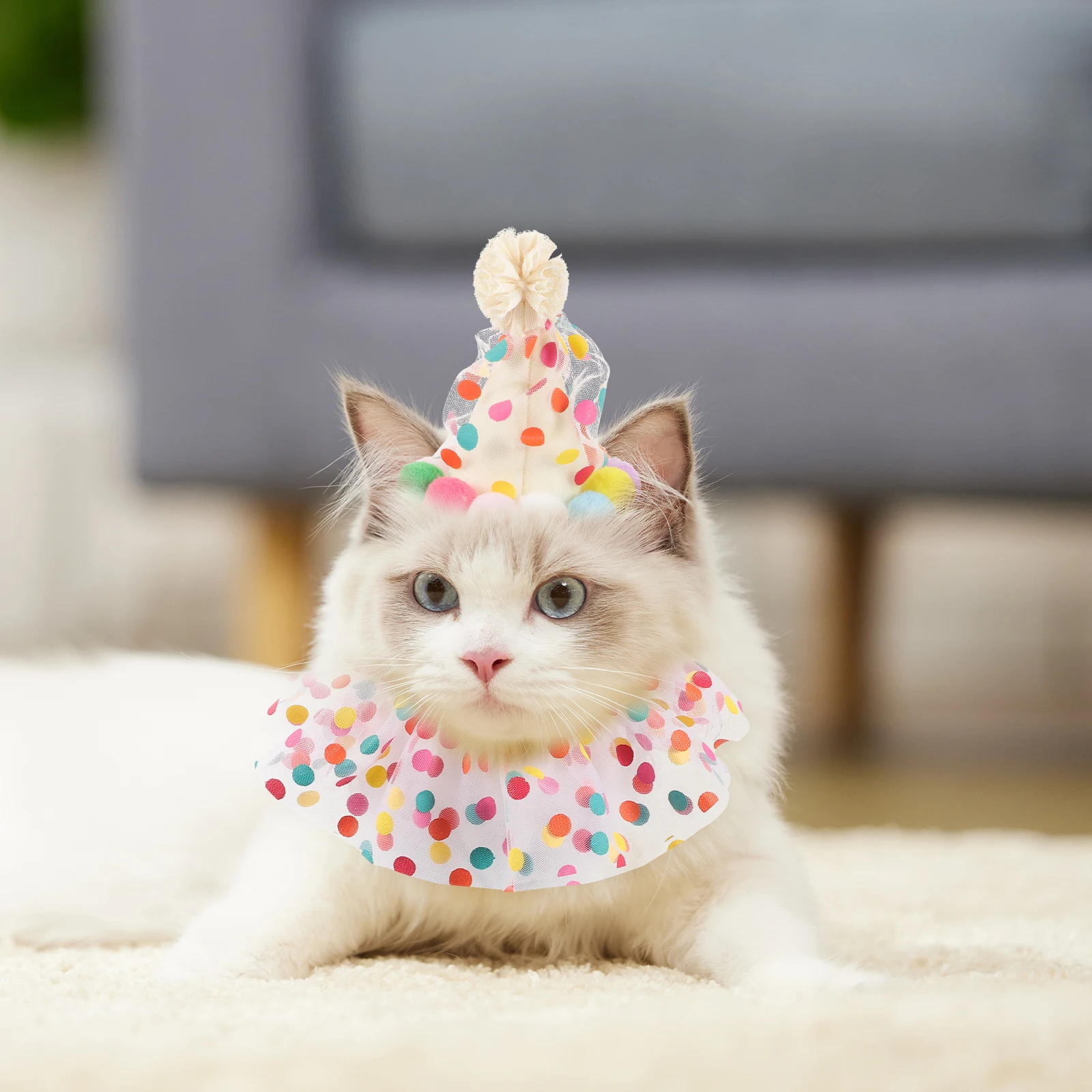 Pet Colorful Dot Scarf Stylish Collar For Dogs Comfortable Cats Dogs Birthday Party Christmas Decor
Pet Colorful Dot Scarf Stylish Collar For Dogs Comfortable Cats Dogs Birthday Party Christmas Decor