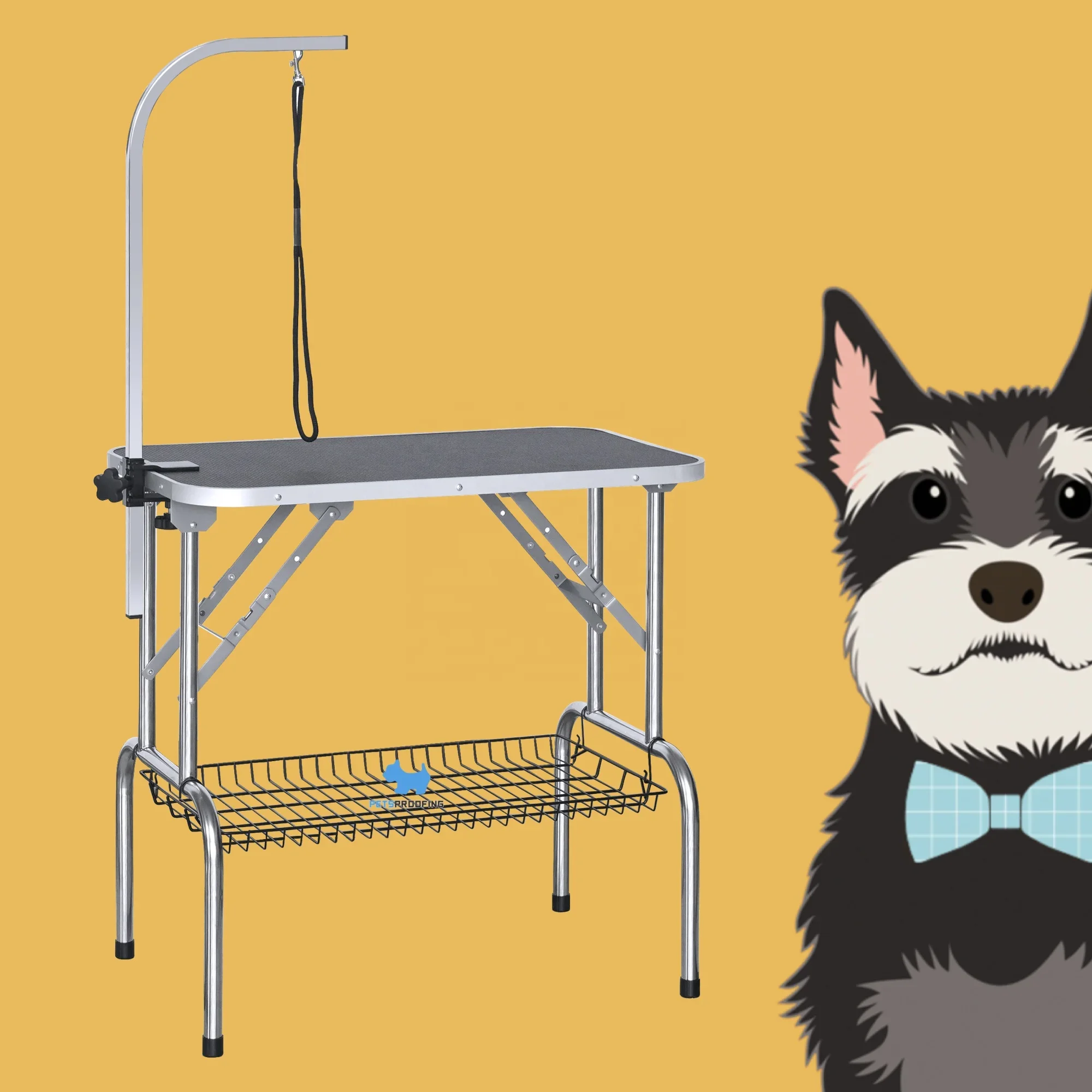 Petsproofing Stainless Steel Foldable Portable Adjustable Height Lifting Pet Dog Cat Grooming Table for Sale Wholesale
Petsproofing Stainless Steel Foldable Portable Adjustable Height Lifting Pet Dog Cat Grooming Table for Sale Wholesale
