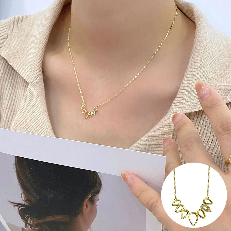 100% 925 Sterling Silver Zircon Leaf Necklace for Women Girl Fashion Hollow Out Geometric Design Jewelry Party Gift Dropshipping
100% 925 Sterling Silver Zircon Leaf Necklace for Women Girl Fashion Hollow Out Geometric Design Jewelry Party Gift Dropshipping
